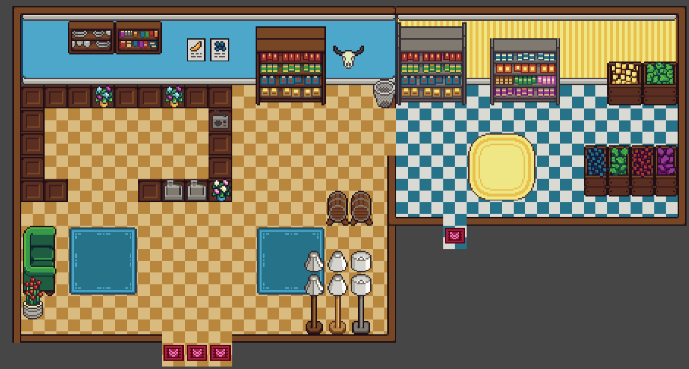 Marketplace interior in TimeLoop